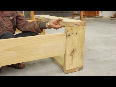 Amazing Woodworking Design Ideas. Build A Bed With A Modern And Strong Design