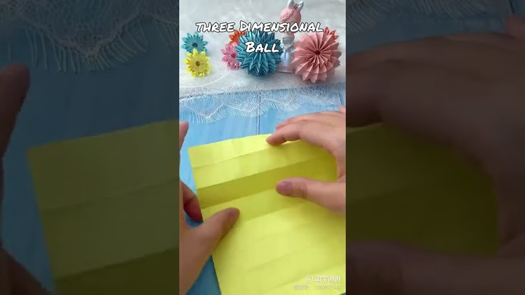 Art Paper Diy Three Dimensional Ball