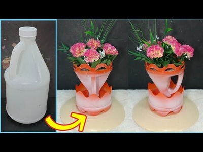 Awesome Flower Pot Making | Plastic Bottle Craft Ideas | Best Reuse Ideas | Planter Vase