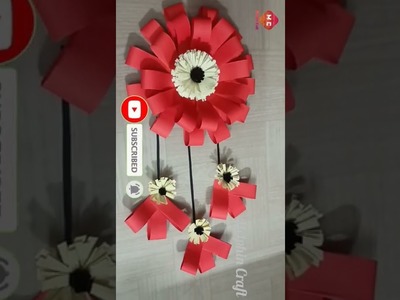 Beautiful flower wall hanging | Paper craft | Melphin Craft