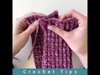 Best design for hair band by crochet tips.