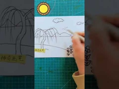 Best Drawing Tutorials Videos   learn draw with basic step #shorts # 235