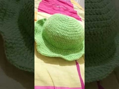 Crochet frog hat ???????? #shorts
