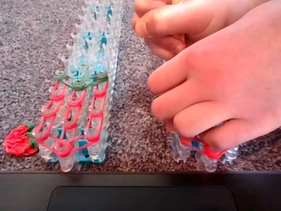 Cute Strawberry Rainbow Loom Created by Me!