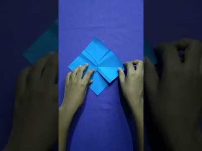 D I Y Paper Bow | Paper Craft | Simple Craft With Adhu | #shorts