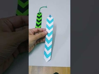 DIY Paper Bookmarks, easy paper crafts, simple Bookmark,#shorts