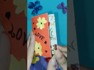 Diy paper craft | cute paper card idea. #craft #diy #shorts #paper_craft #cards #paper_card