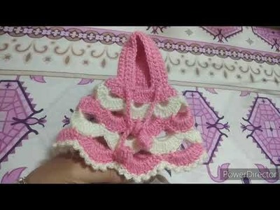 Easy Crochet Poncho With Cap 7 No. Kanhaji. Thakurji. Ladoo. Laddu. Bal Gopal Winter Woolen