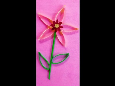 Easy paper flower craft.paper craft.#craft.#shorts