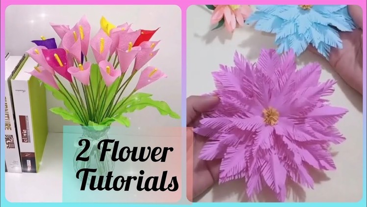 Fabric flower Craft Easy paper craft
