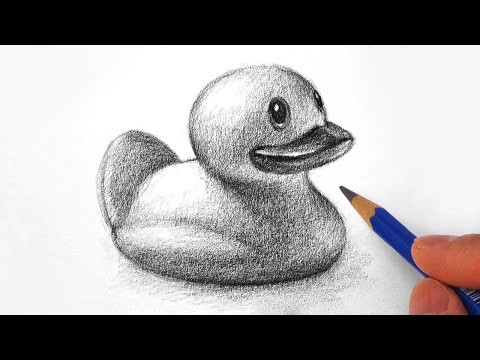 How to Draw and Shade a Rubber Ducky