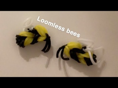 How to make a loom less bee out of rubber bands!✨????(amc).amazing mega crafts!