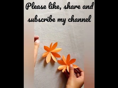 How to make beautiful paper flower craft idea|DIY Paper Craft#papercraft #paperflower #diyactivities