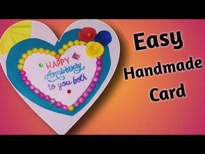 How To Make Handmade Anniversary Card.Diy.Craft