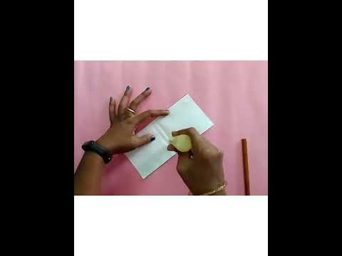 How to make Indian flag with paper.DIY paper flag.Republic day craft idea.Tricolour paper craft