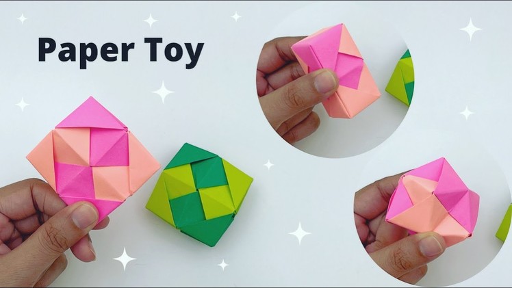 How To Make Paper pop it fidget Toy  For Kids. Nursery Craft Ideas. Paper Craft Easy. KIDS crafts