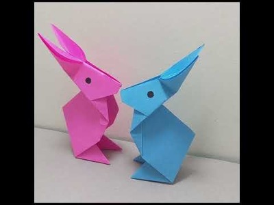 How to make paper Rabbit #Origami #diy #shorts