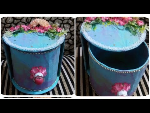 How to make waste cardboard gift idea | DIY Perfume gift box idea | Best out of waste