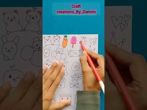 How to make your own sticker|| handmade paper sticker||#shorts