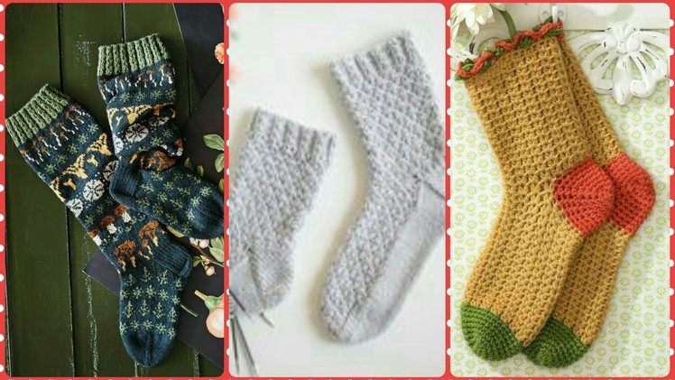 Impressively Beautiful Handmade Crochet Socks Designs Ideas||Best Collection