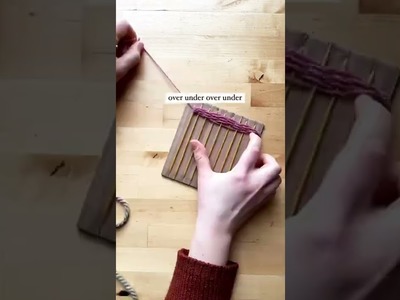 Make a cardboard loom part 2 of 2!