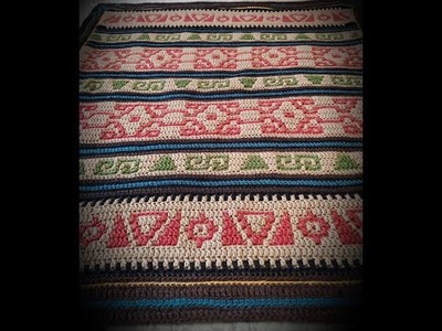 Mosaic Crochet Tutorial, Nava Lapghan Part 1