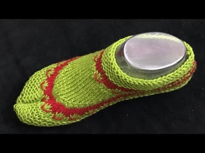 New Knitting Pattern For Ladies.Girls Socks.Jurab.Jutti. Anguthe Wali Socks Bnane Ka Aasan Trika |