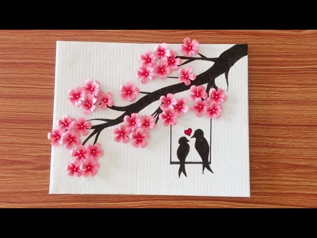 Paper Craft Wall Decoration Ideas. Paper Flower Wall Decoration. Paper Crafts || Dev’s Creative