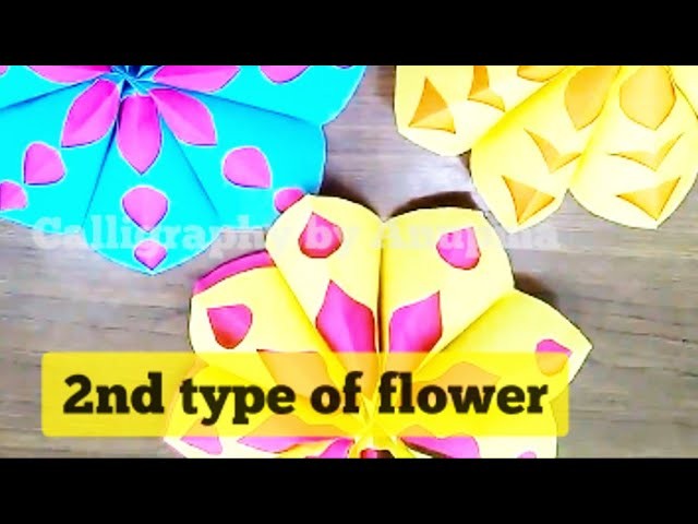 Paper cutting flowers |paper Craft Ideas |Republic Day Craft Ideas #papercraft #shorts #paperflower