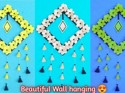 Paper Flower Wall Hanging.Paper Craft.Home Decoration Ideas.DIY#Shorts