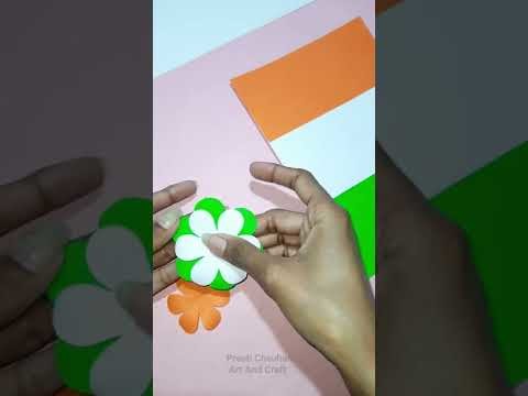 Republic Day Card Making Ideas | Republic Day Craft With Paper | Republic Day Greeting Card #shorts