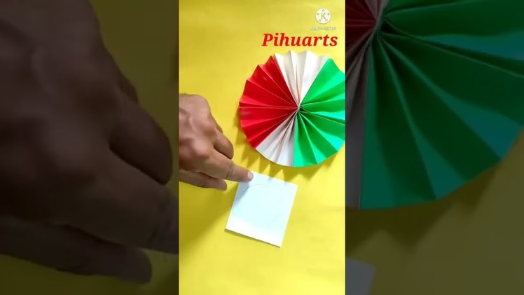 Tricolour batch for Republic Day.DIY republic day ceaft.paper craft#Shorts.pihuarts#Republic Day