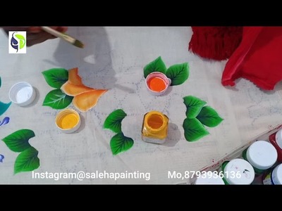 Tutorial painting.ll golden yellow rose flower part 1Mo.8793936136
