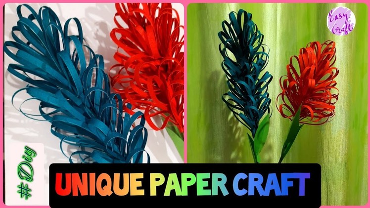 Unique and creative Flower Idea | Easy Craft | Paper Craft #HOMEDECOR