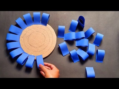 Unique Paper Flower Wall Hanging | Easy Paper Wall Decor Ideas | Home decorations idea | Room Decor