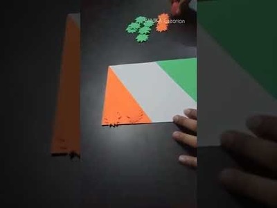26 January special Card. Republic day Card making. easy Handmade Republic day Greeting card idea????????