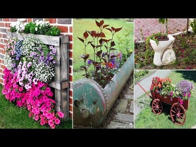 35 Ways To Decorate Your Garden With Recycled Materials | diy garden