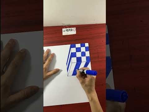 3D Amazing Drawing Tips Very Easy - 3D Trick Art On Paper #3D #Drawing #DrawingTips #Shorts