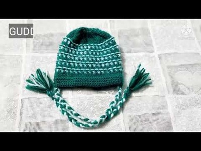 Baby Cap, Hat, Beanie, Topi | knitting in hindi | latest designer | tutorial | beanie knitting tips