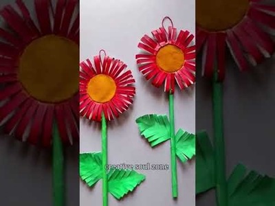 Beautiful flower for wall decoration #decorating #ideas #craftideas #craft #flowers #papercrafts
