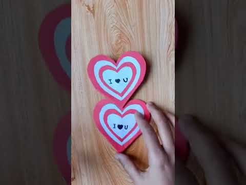 Best feeling expressing paper craft for your love In valentine ????????????????#short_video