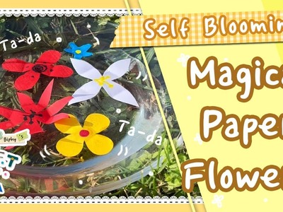Crafts for Kids | Making Self Blooming Magical Paper Flowers | Kids DIY | Art Class | School Project
