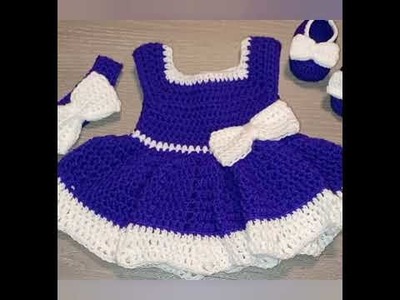 Crochet  Baby Frock New Design 2022 New Ideas #Ytshorts #Youtubeshorts