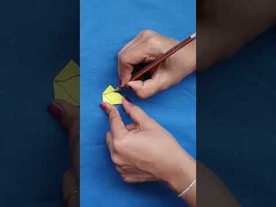 DIY Easy Paper Flowers. Paper Craft. Paper Cutting design. paper flower #shorts #youtubeshorts