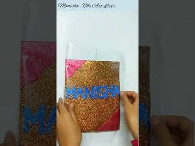 DIY journal.diary Making (Part - 1) • How to make journal.diary at home • Diary decoration ideas