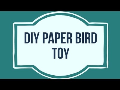 DIY Paper Bird Tutorial | How to make Paper Bird easy step by step @Craft Paradise by Manvi