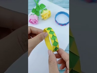 DIY Paper Bracelet ||Friendship Bracelet||