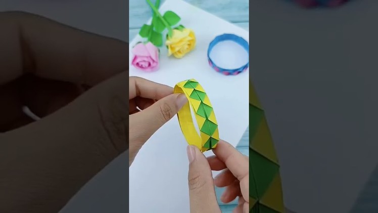 DIY Paper Bracelet ||Friendship Bracelet||
