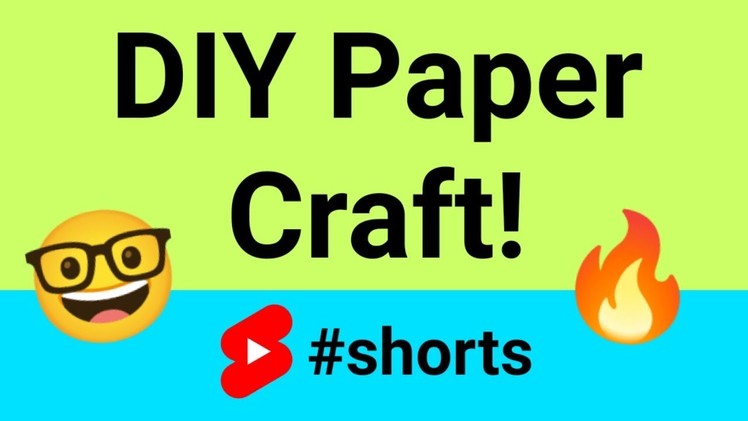 DIY Paper Craft | Art and Craft ???????? #shorts