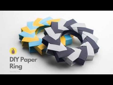 DIY Paper Ring | Paper Craft | Easy And Beautiful Paper Craft